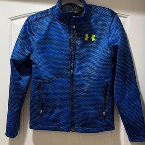 Under Armour Royal Blue Jacket with Lime Logo